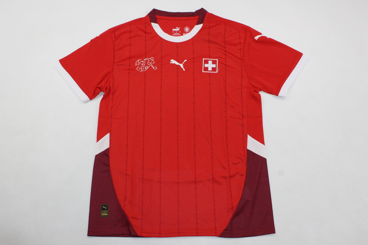 AAA Quality Switzerland 2024 Euro Home Soccer Jersey